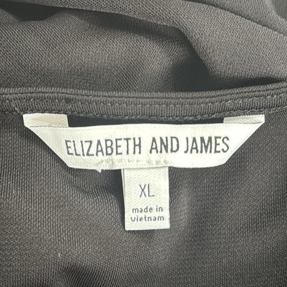 ELIZABETH AND JAMES Black Sleeveless Maxi Dress Relaxed Fit Vacation Size XL - Picture 5 of 7